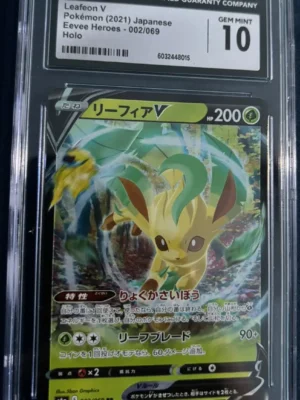 Leafeon V CGC Gem Mint 10 slab